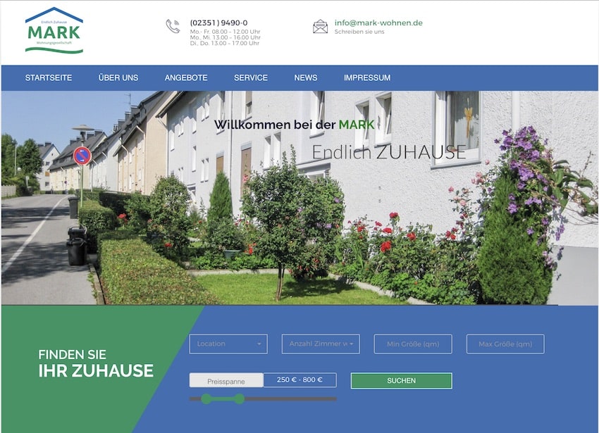 Endlich Zuhause › MARK Wohnen