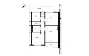 Grundriss - GROSSE DREI-ZIMMER-WOHNUNG MIT BALKON IM ORTSTEIL BUCKESFELD