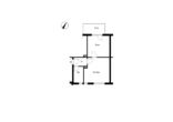 Grundriss - BIERBAUM EIN-ZIMMER-WOHNUNG MIT BALKON – 38 QM