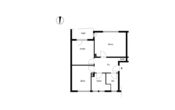 Grundriss - DREI-ZIMMER-WOHNUNG MIT BALKON IN GEVELNDORF