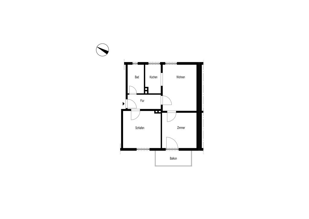 3-ZIMMER WOHNUNG MIT BALKON IN TOP-SANIERTER WOHNANLAGE - Foto 2