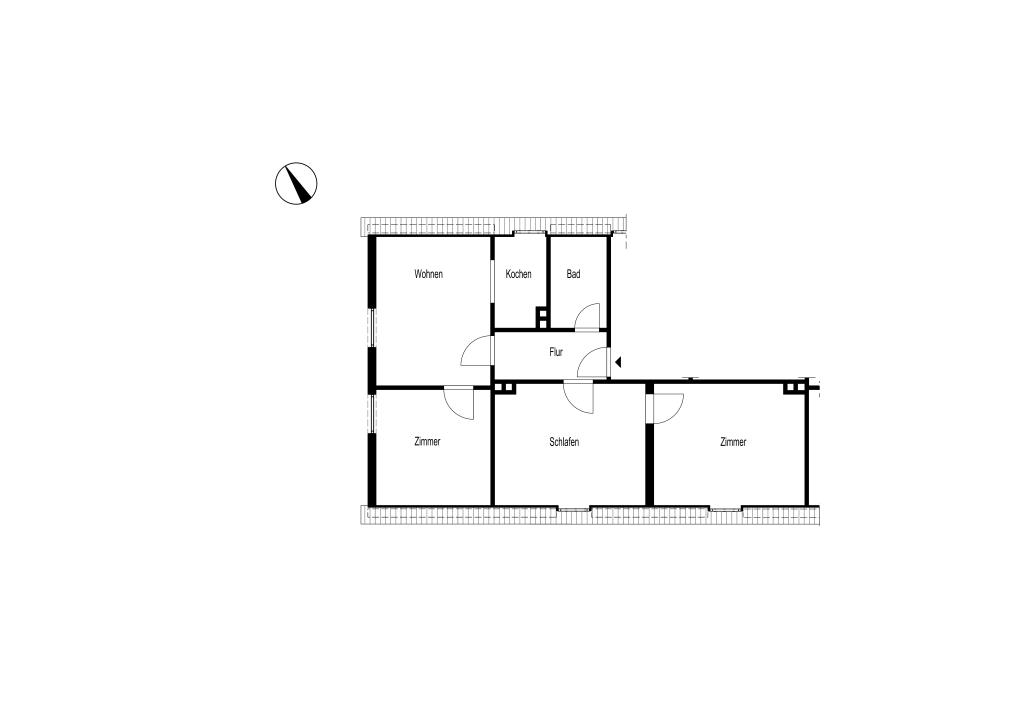 VIER-ZIMMER-WOHNUNG IM DACHGESCHOSS IN LÜDENSCHEID-RATHMECKE - Foto 2