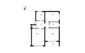 Grundriss - DREI-ZIMMER WOHNUNG MIT BALKON IN DER FONTANESTRASSE