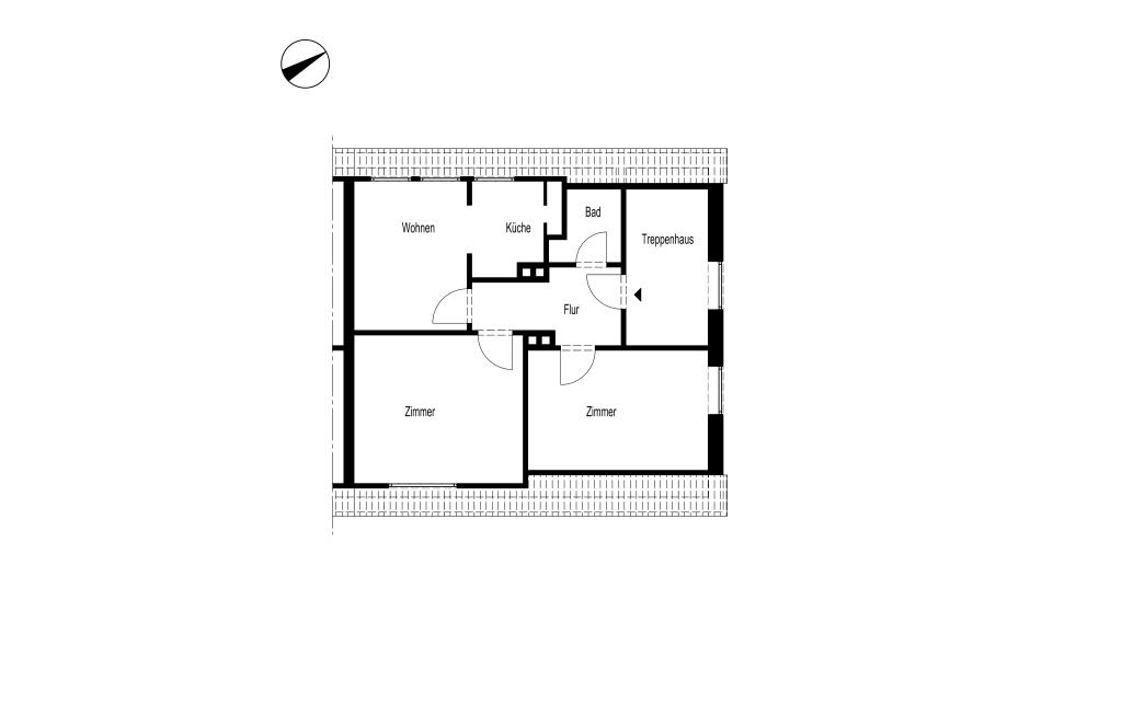 KLEINE, RUHIGE 3-ZIMMER WOHNUNG IN EINEM 3-FAMILIENHAUS - Photo 2