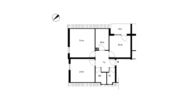 DREI-ZIMMER-WOHNUNG MIT 64 QM IM DAMMESSIEPEN 20 - Grundriss