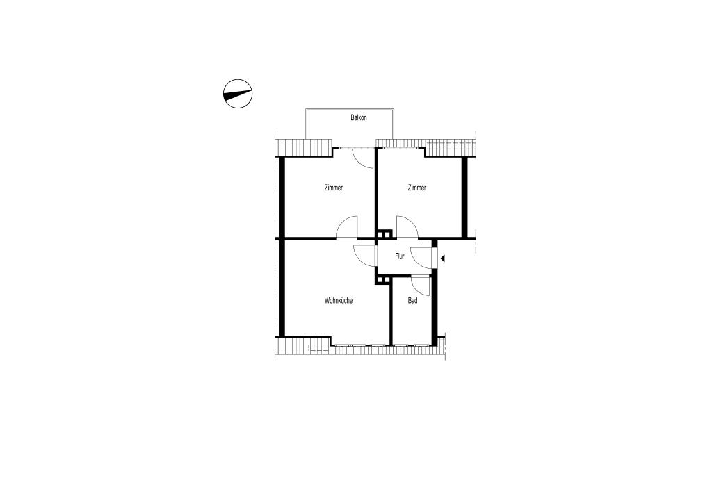 ZWEI-ZIMMER-DACHGESCHOSSWOHNUNG MIT BALKON, LÜDENSCHEID-KALVE - Photo 2