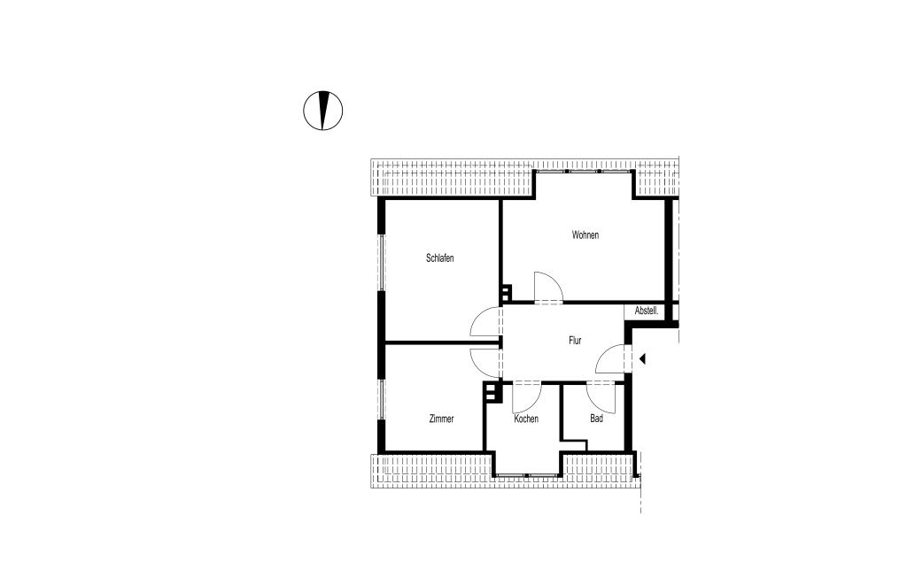 DREI-ZIMMER-DACHGESCHOSSWOHNUNG IN GEVELNDORF - Photo 2
