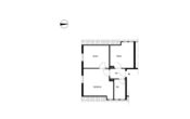 Grundriss - ZWEI-ZIMMER-DACHGESCHOSSWOHNUNG IN BRÜNINGHAUSEN