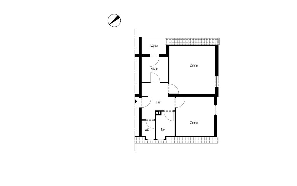 ZWEI-ZIMMER-WOHNUNG MIT BALKON IM DAMMESSIEPEN - Photo 2