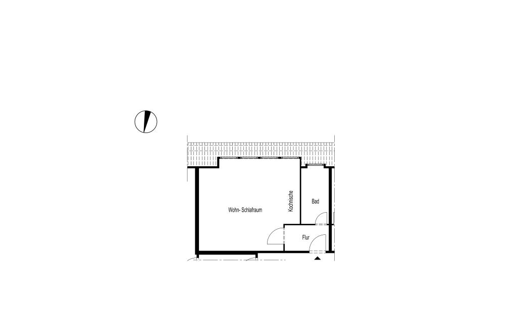 EIN-ZIMMER-APPARTMENT AM BIERBAUM IM DACHGESCHOSS - Photo 2