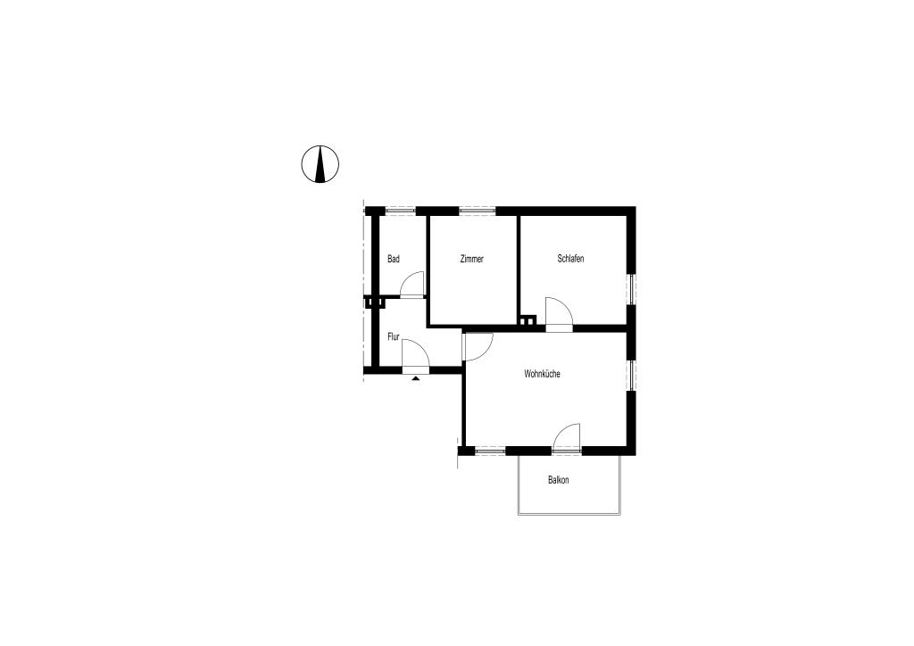 SCHÖNE 2-ZIMMER WOHNUNG MIT BALKON AM BUCKESFELD! - Foto 4