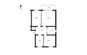 DREI-ZIMMER ERDGESCHOSS-WOHNUNG MIT BALKON UNTERHALB VOM DICKENBERG - Grundriss