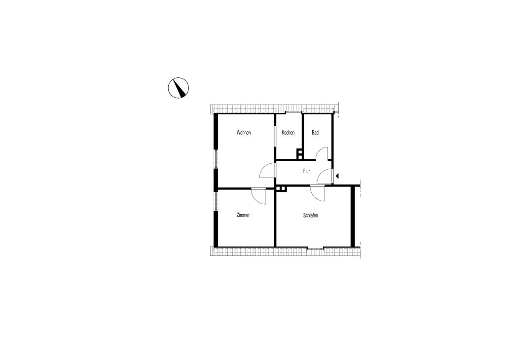 SUPER DACHGESCHOSS-WOHNUNG MIT NEUEM BAD ZU VERMIETEN - Foto 2